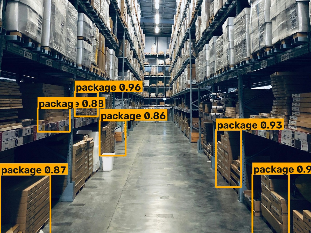 Person and package recognition models